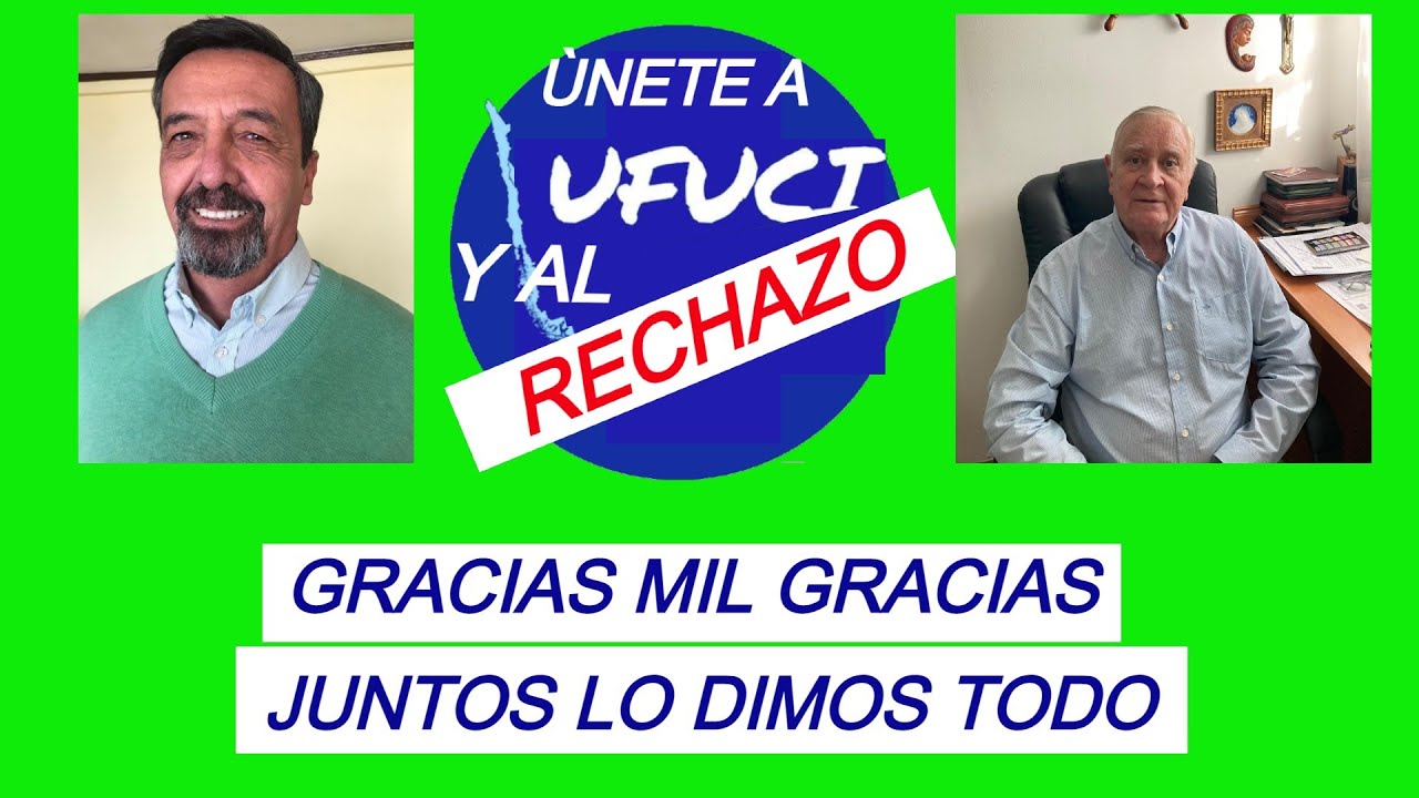 GRACIAS MIL JUNTOS POR EL  RECHAZO